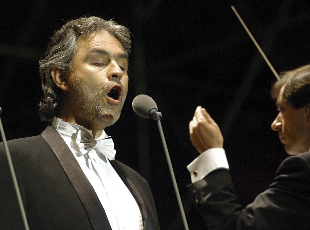 Andrea Bocelli 2005. godine u pulskoj Areni (Arhiva Glasa Istre)
